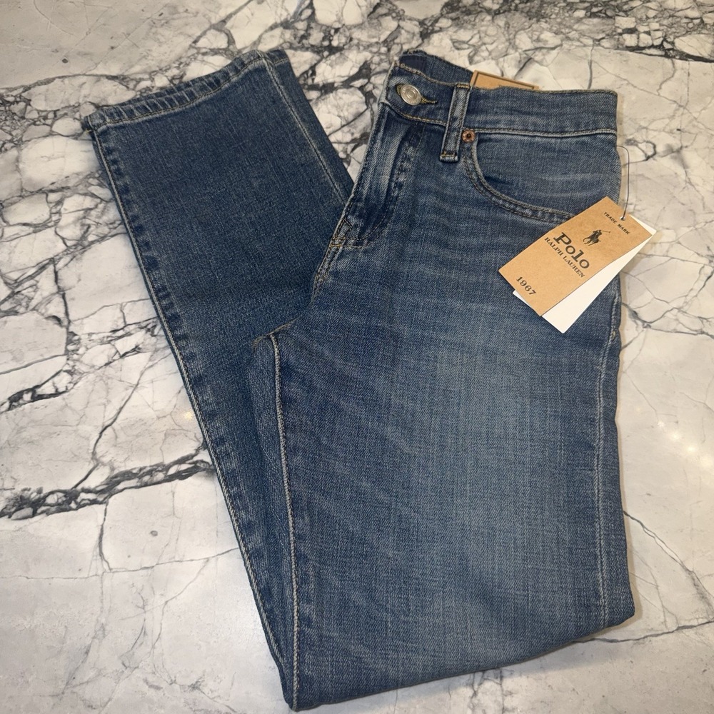 Polo Ralph Lauren Boys Size 12 Sullivan Slim Jeans NEW
